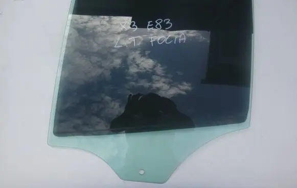 BMW X3 E83 Rear door window glass