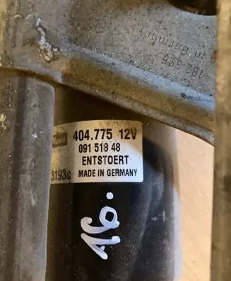 Volvo S80 Front wiper linkage and motor 404775 8648345