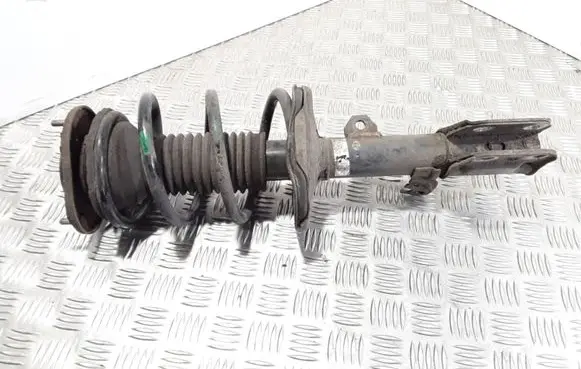 Front shock absorber with coil spring