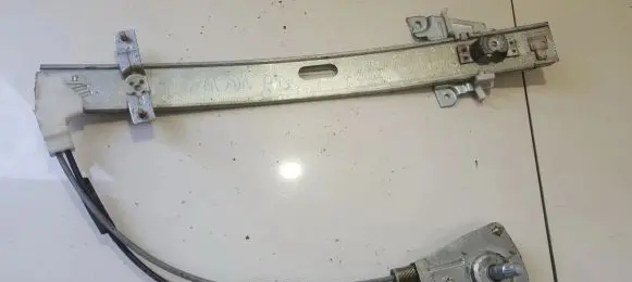 Sliding door window regulator with motor