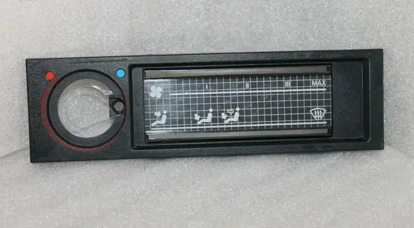 Audi 100 200 5000 C3 Climate control/heater control trim 443819085