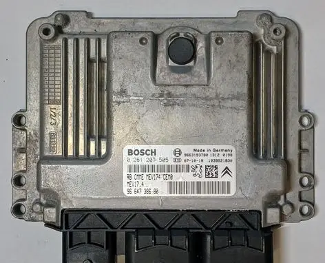 Peugeot 308 Engine control unit/module 9664738680 0261201505 MEV174