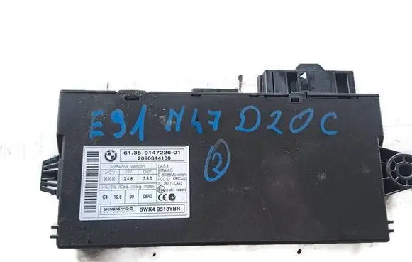 BMW 3 E90 E91 Engine ECU kit and lock set 9147226 5WK49513YBR