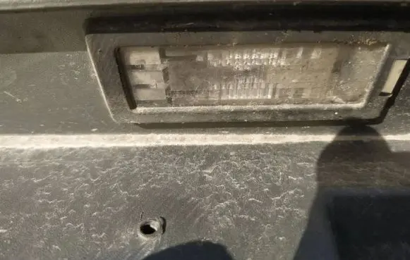 Renault Scenic II - Grand scenic II Number plate light