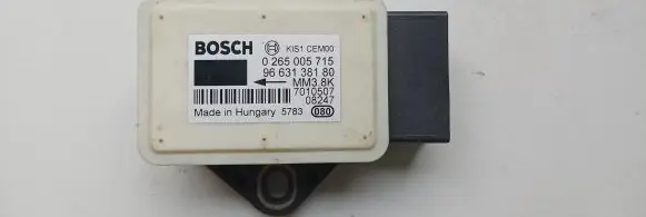 ESP acceleration yaw rate sensor
