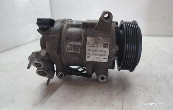 Peugeot 308 Air conditioning (A/C) compressor (pump) 9675655880 9809274280