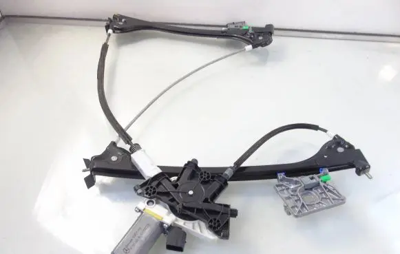 Front door window regulator with motor