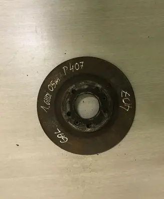 Peugeot 407 Rear brake disc