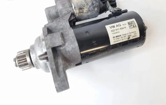 Skoda Superb B6 (3T) Starter motor 0001153007 02Z911024H