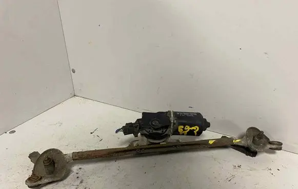 Front wiper linkage and motor