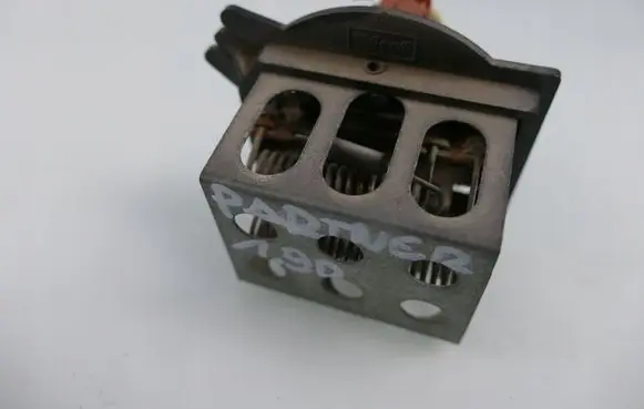 Peugeot Partner Heater blower motor/fan resistor 848309A