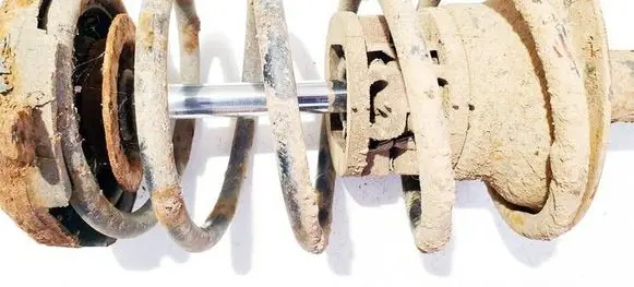 Front coil spring