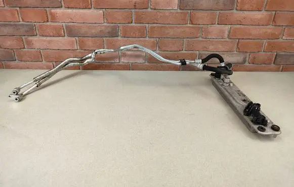 BMW X5 E70 Gearbox / Transmission oil cooler 7553389 7619207 7619208