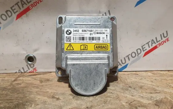 BMW 2 F22 F23 Airbag control unit/module 6867168 34526867168 0265020786