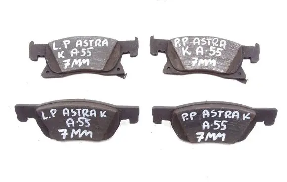 Opel Astra K Brake pads (front) 