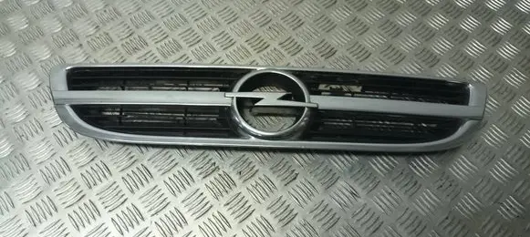 Opel Zafira A Front bumper upper radiator grill 24453538
