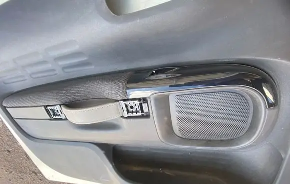 Front door card panel trim