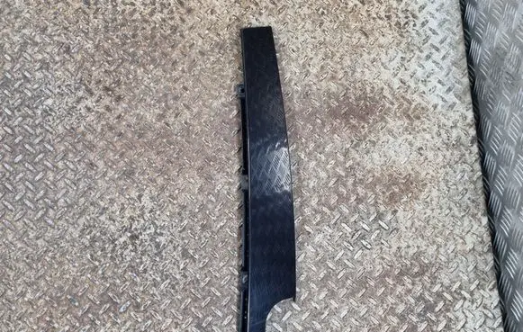 Front door glass trim molding