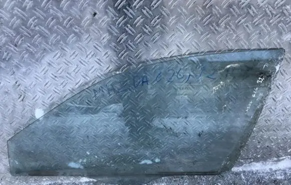 Mazda 626 Front door window glass four-door