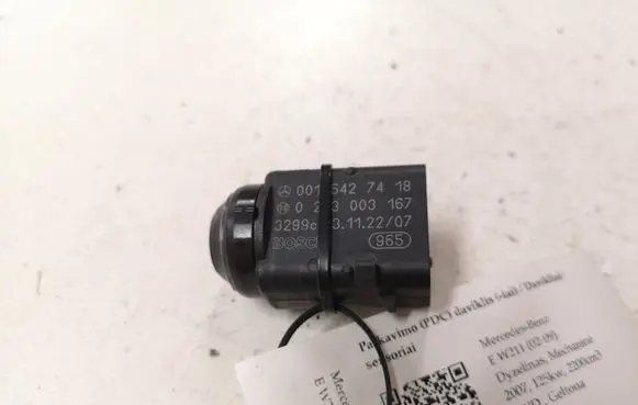 Mercedes-Benz E W211 Parking PDC sensor 0015427418 0263003167