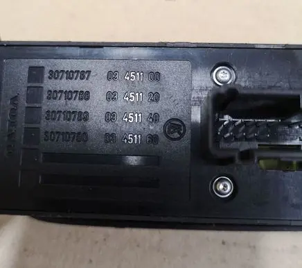 Volvo V50 Electric window control switch 30710787 03451100