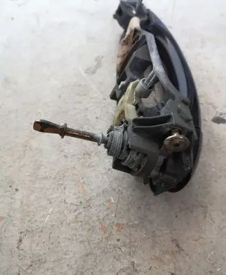 Volkswagen Touareg I Front door exterior handle 7L0837885D