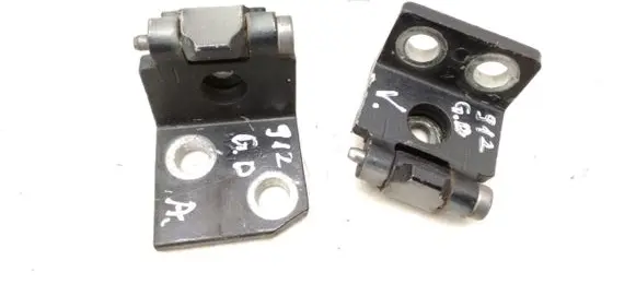 Rear door hinge set