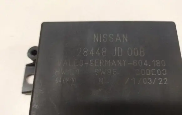 Nissan Qashqai Parking PDC control unit/module 28448JD00B
