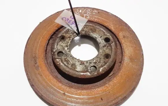 Citroen C2 Front brake disc neventiliuojamas