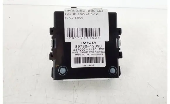Toyota Auris 150 Alarm control unit/module 89730-12090