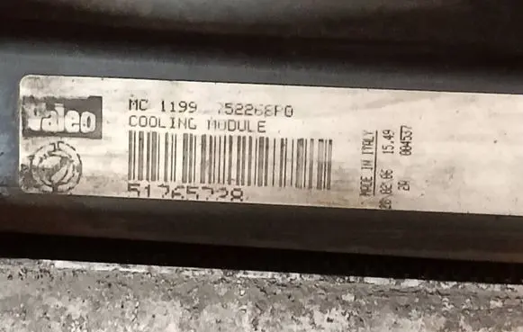 Fiat Croma Radiator set 