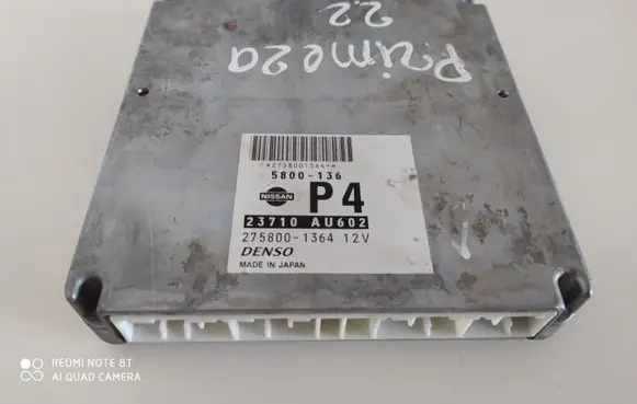 Nissan Primera Engine control unit/module 23710AU602 2758001364 5800136