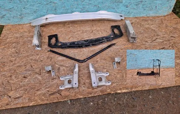 BMW 3 F30 F35 F31 Front bumper support beam 51117255393pmi
