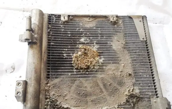 A/C cooling radiator (condenser)