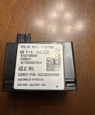 Chevrolet Corvette C7 Door control unit/module 13587438