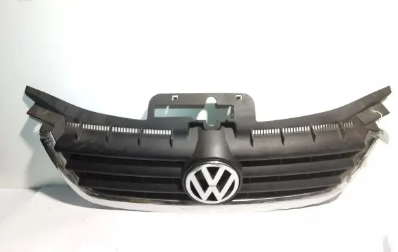 Volkswagen Touran I Front bumper upper radiator grill 1T0853651 1T0853653