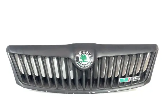 Skoda Octavia Mk2 (1Z) Front bumper upper radiator grill 1Z0853651C