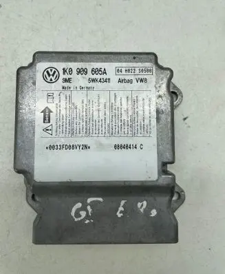 Volkswagen Golf V Airbag control unit/module 1K0909605A 08040414C 5WK43411