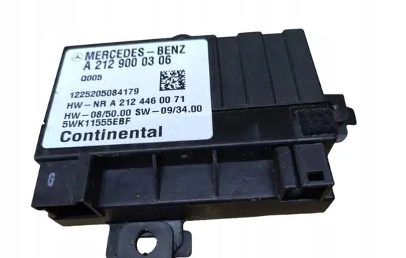 Mercedes-Benz ML W164 Fuel injection pump control unit/module A2129000306