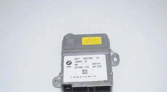 BMW i3 Airbag control unit/module 9337768 65779337768 9348934