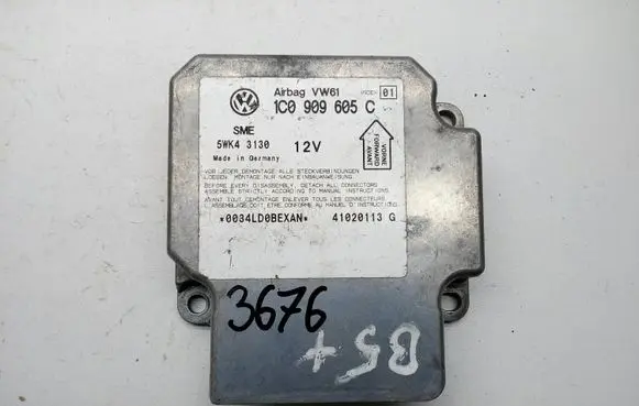 Volkswagen PASSAT B5 Airbag control unit/module 1C0909605C