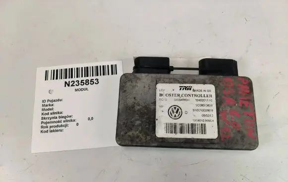 Volkswagen Phaeton Other control units/modules 3D0907563B 54084660H 3248201710