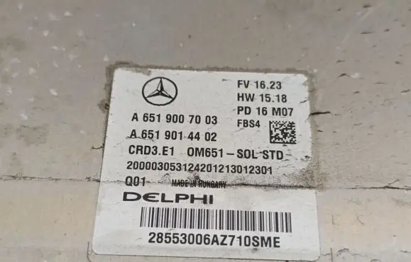 Mercedes-Benz GLA W156 Engine control unit/module A6519007003