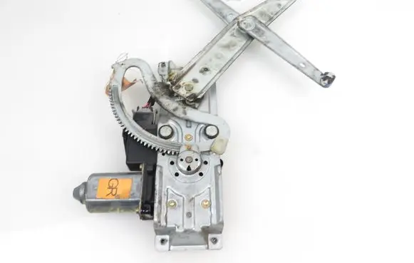 Opel Combo B Front door window regulator with motor 90520192