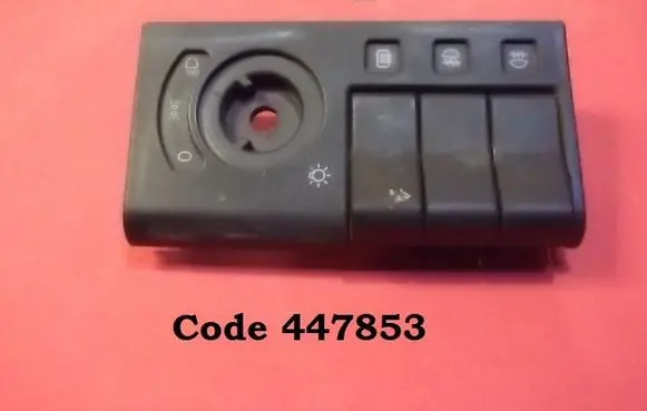 Fog light switch