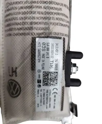 Skoda Citigo Airbag squib ring wiring 5JA880241B