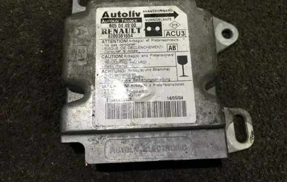 Renault Kangoo I Airbag control unit/module 8200381654 605044900