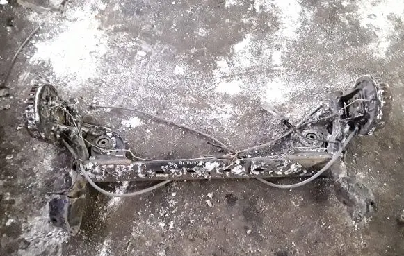Rear axle beam