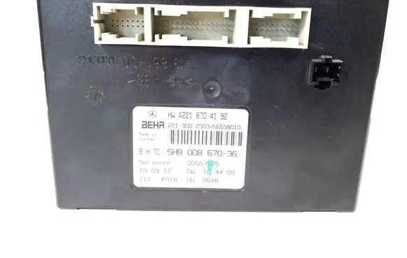 Mercedes-Benz S W221 Other control units/modules A2218704192