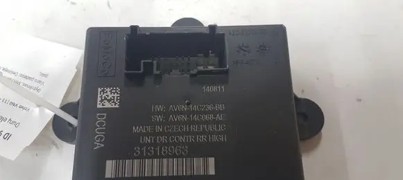 Volvo V60 Door control unit/module 31318963 AV6N14C236BB A2C53304056